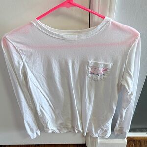Vineyard Vines  Woman’s White Long Sleeve Shirt